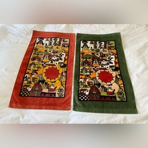Hilasal | Set 2 | Vintage Hand Towels | Fernando La Palma Novelty El Salvador